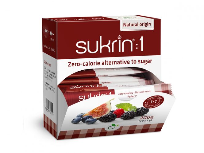 Hovedbilde Sukrin:1 sticks 5 g x 40 stk