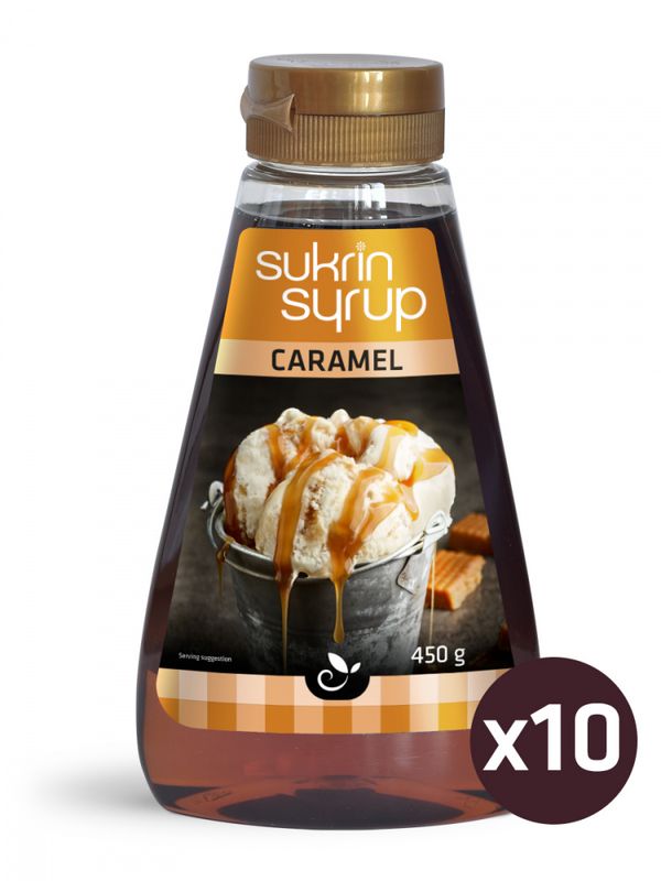 Pakketilbud 10 SukrinSirup Caramel