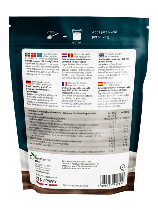 Sukrin Chocolate Drink, 250 g