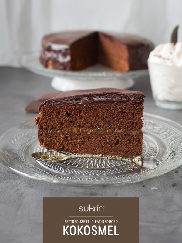 Kokosmel, økologisk fettredusert, 400 g