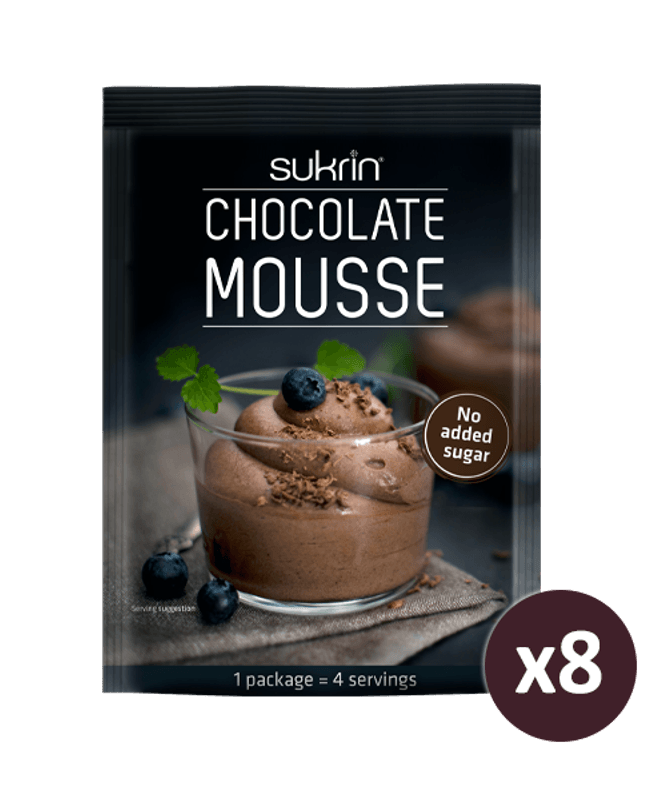 Pakketilbud 8 Sukrin Chocolate Mousse 