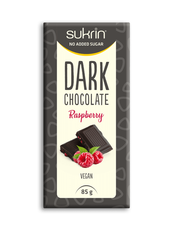 Sukrin Dark Chocolate Raspberry, 85 g